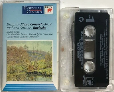Brahms: Piano Concerto, No. 2 / Strauss: Burleske Serkin (Cassette Tape) *VG*  - Image 1 of 2
