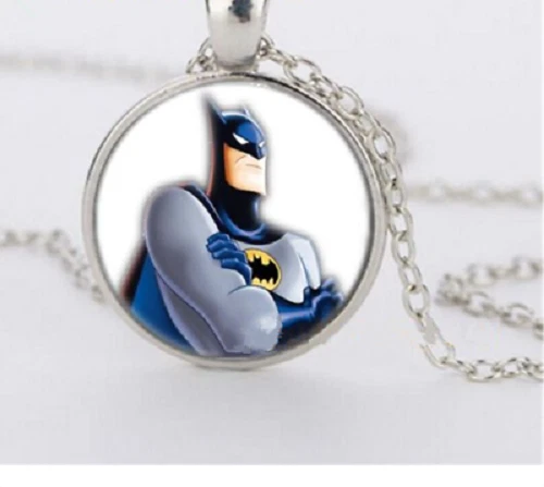Pingente BATMAN HERO DESENHO ANIMADO MORCEGO FILME QUADRINHOS Prata 20" Colar Feminino Masculino - Imagem 1 de 1