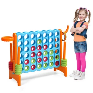Costway Basketball Hoop Ring Game 2.5Ft 4-to-Score Giant Game Set Indoor Outdoor - Picture 1 of 8
