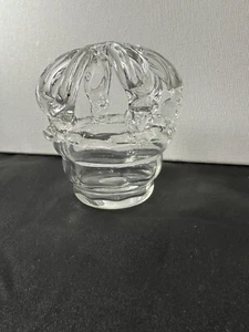 Antico vaso monete rana fiore matrimonio italiano banca spose vetro soffiato vintage - Foto 1 di 10