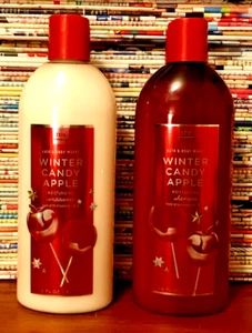 WINTER CANDY APPLE SHAMPOO & CONDITIONER SET 16 OZ EA BATH BODY WORKS MOISTURE - Picture 1 of 2