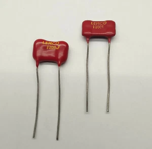 2 piezas. Condensador de mica Lemco Silver 1,2 nF/ 5%/500 V Lemco - Imagen 1 de 1
