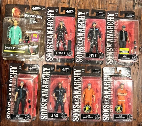 SONS OF ANARCHY JAX SOA - BREAKING BAD JESSE EXCLUSIVE 2014 Hazmat MEZCO U PICK Cover