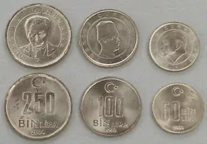 Turkey Coin Set 2003-2004 Uncirculated - Picture 1 of 1
