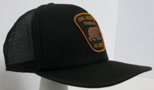 Coal Headwear Outdoor Division Black Snapback Meshback Trucker Hat Cap - Picture 1 of 8