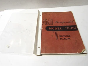 AMI Model D-80 Service Manual - Picture 1 of 5