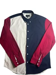 Rag & Bone Fit 2 Mens Oxford Button down Shirt Made In USA Multicolor Size Large - Picture 1 of 9