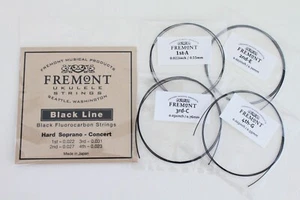 Fremont Blackline Fluorocarbon Ukulele Strings Soprano Concert Hard Set - Picture 1 of 1