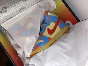 Nike Dunk High 1985 SP Orange Acid Wash 2022 Größe 10 DD9404-800 NEU DS DEADSTOCK - Bild 1 von 7