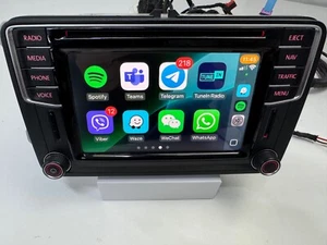 VW Navegador por satélite Multimedia Sin usar, en caja STD2 PQ 5C0035680C DESBLOQUEADO Carplay Android Auto USB - Imagen 1 de 24
