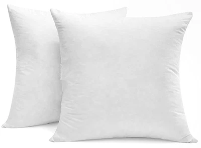 Luxury Goose Down Feather Pillow Inserts - 22x22IN, Double Layered Down-Proof - Image 1 of 4