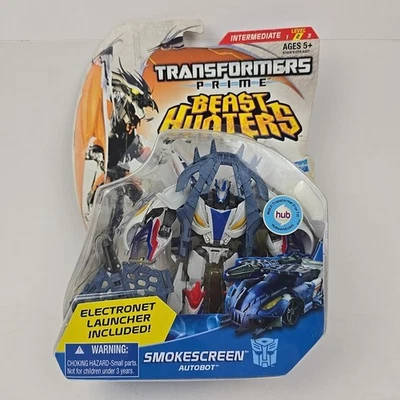 Transformers Prime Beast Hunters Deluxe Class Autobot Smokescreen Figure New - Image 1 of 4