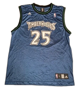 Al Jefferson Minnesota Timberwolves Adidas Swingman Jersey Mens Large - Picture 1 of 13