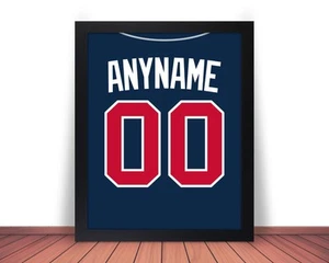 ATLANTA BRAVES vergleichbares Foto Bild JEDER NAME & NUMMER 8x10 11x14 oder 16x20 jz - Bild 1 von 18