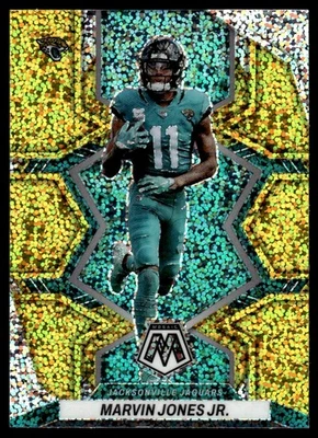 2022 Panini Mosaic Gold Sparkle Marvin Jones Jr. Jacksonville Jaguars #92 - Image 1 of 2