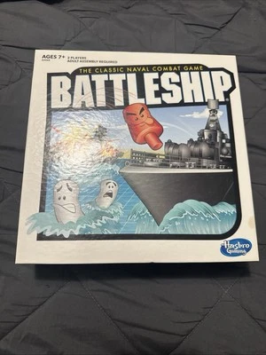 BATTLESHIP THE CLASSIC NAVAL COMBAT BOARD GAME BY HASBRO AGES 7+  - Image 1 of 3