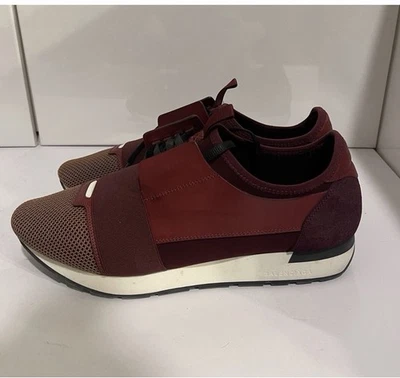 Size 12 - Balenciaga Race Runner 'Maroon Bordeaux' EU 45 - Image 1 of 4