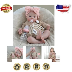 Herrliches 18 Zoll Reborn Baby Puppe Geschenkset - perfekt für geschätztes Spielen - Bild 1 von 8