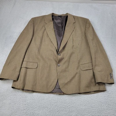Blazer Alexander Lloyd Para Hombres 56R Lana Pata de Gallo EE. UU. Traje Chaqueta Abrigo Deportivo De Colección Foto 1 de 4