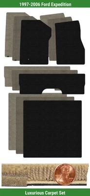 Juego de alfombrillas Lloyd Custom Luxe para Ford Expedition 1997-2006 (4 piezas) #LYH Foto 1 de 4