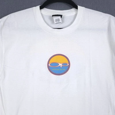 Vintage Ocean Pacific OP Sport Shirt Large White Short Sleeve Center Logo Surfer - Image 1 of 4