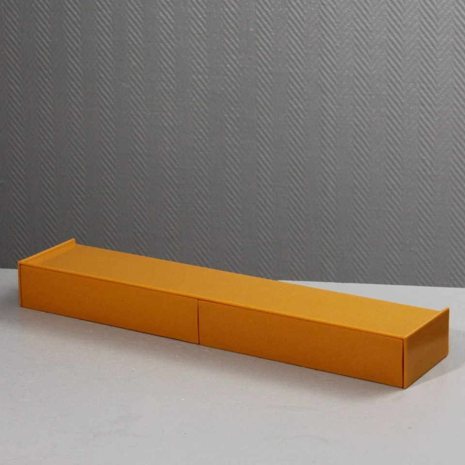 Etagère murale à tiroirs plastique ABS design Space Age Grosfillex 1970s - Photo 1/4