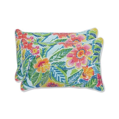 Almohada floral brillante para interiores/exteriores, relleno de felpa, clima y fa... Foto 1 de 3