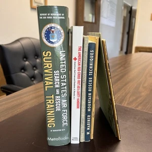 7 Books |U. S. Air Force Search and Rescue Survival Training | Mountain Rescue - Picture 1 of 19