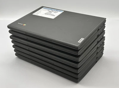 批量 7 件 联想 100e Chromebook 第 2 代(32GB eMMC、AMD A4、4GB RAM)- 仅部件 — 第 1/4 张图片