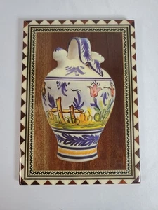 Taracea Salinas Casa De La Artesama Handcrafted Inlaid Wood Marquetry ART SPAIN - Picture 1 of 6