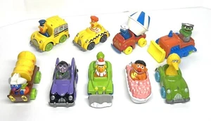 Vintage Sesame Street Playskool Muppets Jim Henson Die Cast Cars 1980s Lot of 9 - Picture 1 of 12