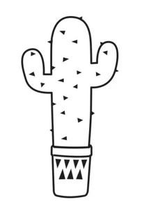 Carpeta de estampado Darice Three Arm Cactus 4,25x5,75 regalo 30041332 - Imagen 1 de 1