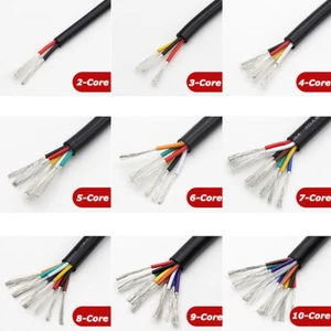 16-30 AWG Multi-Core PVC Kabel 2/3/4/5/6/7/8/9/10 Kern Signal Strom Datenkabel - Bild 1 von 18