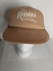 Vintage Riviera Hotel & Casino Hat Snapback Las Vegas The Star Of Lv Tan / Peach