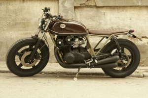 Disponible ! Tuyau D'Échappement Custom Harley Megaton Noir Universel Cafe Racer - Bild 1 von 12