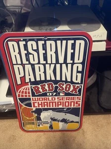BOSTON RED SOX 2007 WORLD SERIES CHAMPIONS RESERVED PARKING 11x17”. NOS - Picture 1 of 2