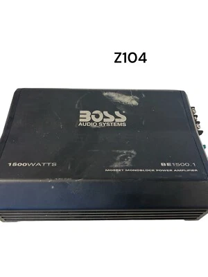 BOSS Audio Systems Elite BE1500.1 Monoblock Car Amplifier, 1500 Watts - Image 1 of 2