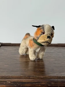 Vintage Steiff Bulldog Geman Stuffed Animal Toy Dog Mohair - Picture 1 of 6