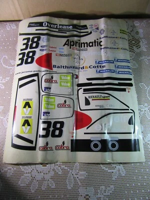 126Y Board Decal 28X32 Policand #38 Renault Clio Elf Circuit Of Lackey - Image 1 of 4