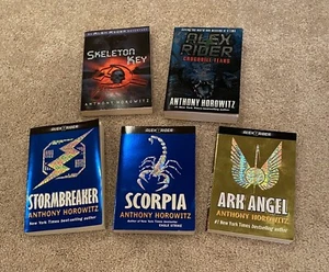 Alex Rider PB Books (Lot Of Five) Spy Adventures Anthony Horowitz - Picture 1 of 2