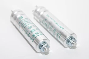 2x RFT MKP Kondensator, 2.7 µF / 480 V, zB für Leuchtstofflampe, PCN frei, NOS - Picture 1 of 5