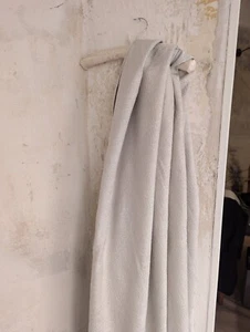 Donna Karan Light Grey White Two Curtains 245 cm Each - Bild 1 von 7