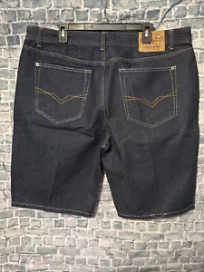 Vintage Y2K Ablanche Hip Hop Skater Grunge Jeans Shorts Gr. 42 Jorts Orange - Bild 1 von 12