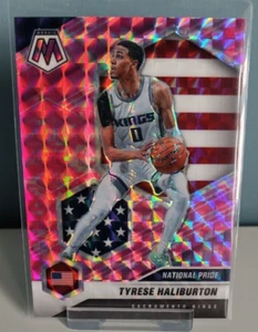 2020-21 Panini Mosaic Tyrese Haliburton RC #258 National Pride Pink Camo - Bild 1 von 1