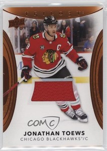 2022-23 Upper Deck Trilogy Orange Foil Jersey Jonathan Toews #16