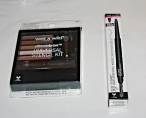 Wet N Wild Micro Brow Pencil Ash Brown #648A + Ultimate Brow #C985A Lot Of 2 New - Picture 1 of 2
