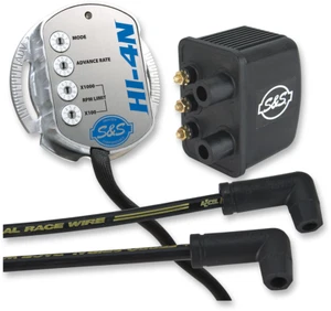 S & S Cycle HI-4N Ignition Kit 550-0502 FLH/FLT/FXST/FLST/FXD/FXR/FX 70-99 - Picture 1 of 1