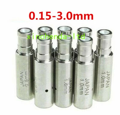 XINCHENDA-LTD 1pc EDM Drill Ceramic Electrode White Ceramic Puncher Machine Guide 0.15-3.0mm