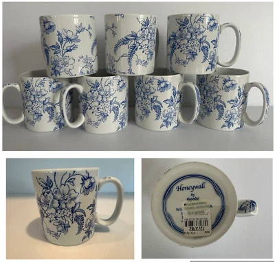 SPODE Honeywall for Williams Sonoma Blue & White Floral Mugs SOLD INDIVIDUALLY - Image 1 of 4