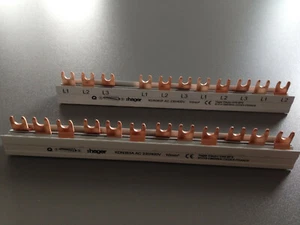 Hager KDN363F / KDN363A 463D 450D , Phasenschienen für Fi + 8 LS / 12 TE wählbar - Bild 1 von 10